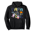 Papa Birthday Space Astronaut Family Hoodie - Minimalist Print for Adults - T-Shirt, Sweatshirt, Hoodie