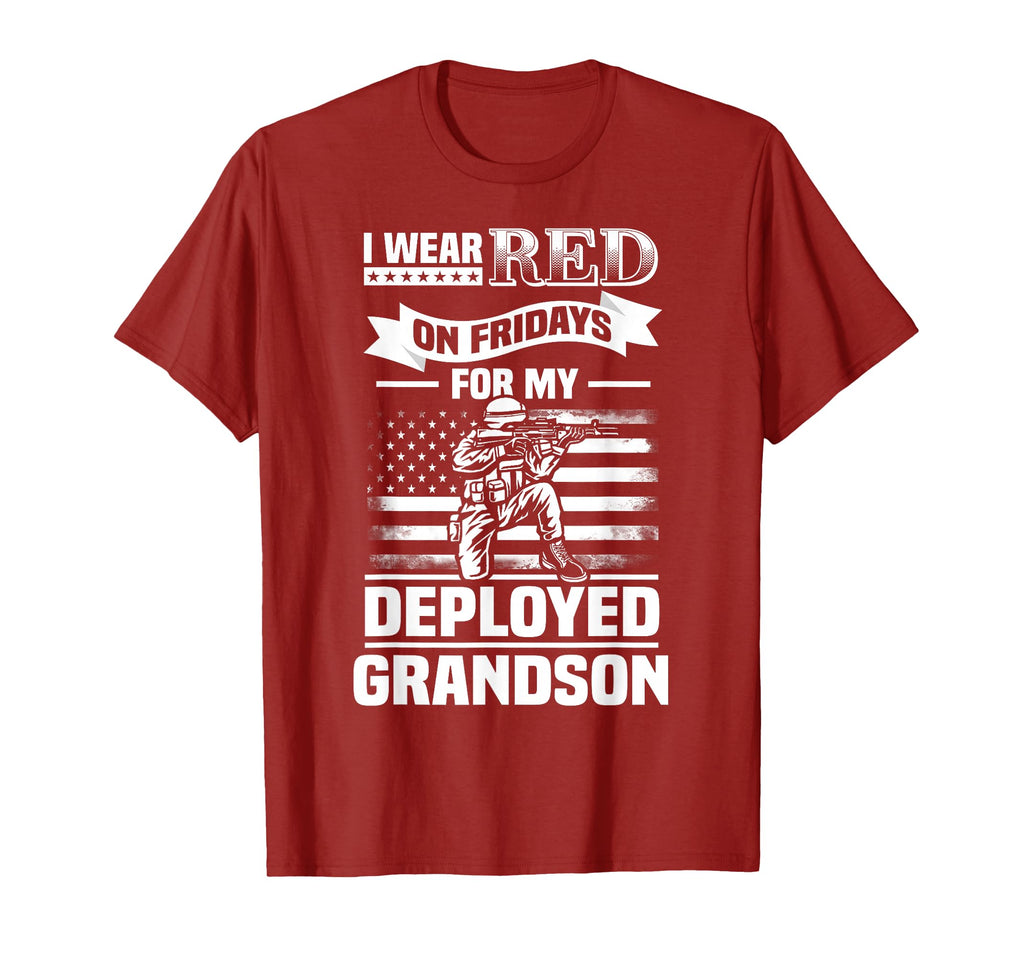 Red Friday My Grandson Military T-Shirt - Aesthetic Graphic for Adults - T-Shirt, Sweatshirt, Hoodie