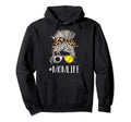 Soccer And Softball Mom Life Momlife Hoodie - Aesthetic Graphic for Adults - T-Shirt, Sweatshirt, Hoodie