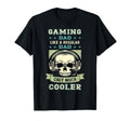 Gaming Dad Gamer Headset Skull Funny T-Shirt - Aesthetic Graphic Men Women - T-Shirt, Sweatshirt, Hoodie