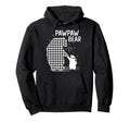 Pawpaw Bear Pajama Grey Buffalo Plaid Hoodie - Novelty Apparel Men Women - T-Shirt, Sweatshirt, Hoodie