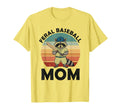 Raccoon Feral Baseball Mom Trash Panda T-Shirt - Graphic Print Men Women - T-Shirt, Sweatshirt, Hoodie