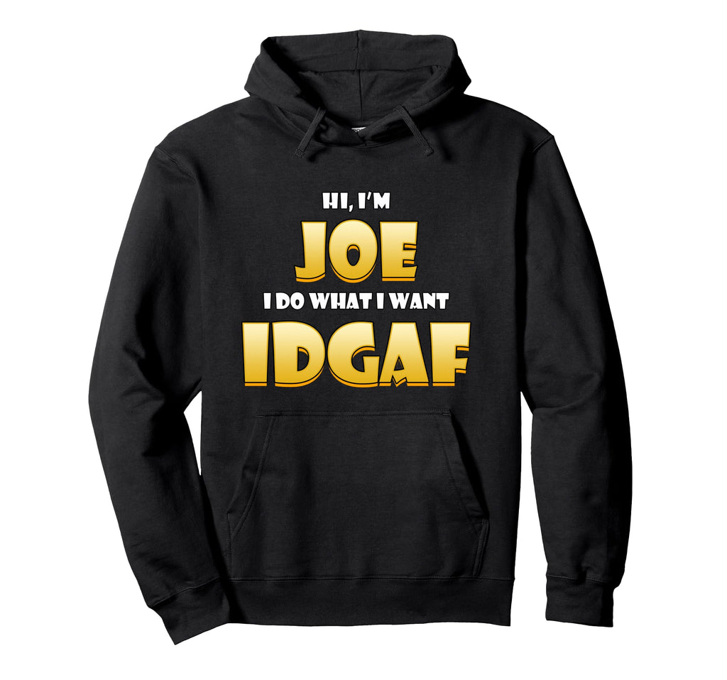 Joe Costume Idgaf Meme Hoodie - Casual Everyday Wear for Adults - T-Shirt, Sweatshirt, Hoodie