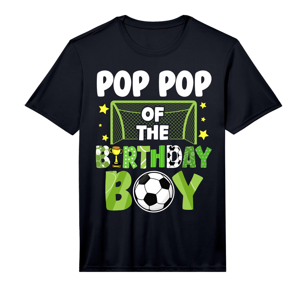 Mens Soccer Pop Pop Birthday Party T-Shirt - Novelty Apparel Men Women - T-Shirt, Sweatshirt, Hoodie