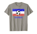 Serbia Futbol Soccer T-Shirt - Minimalist Print for Adults - T-Shirt, Sweatshirt, Hoodie