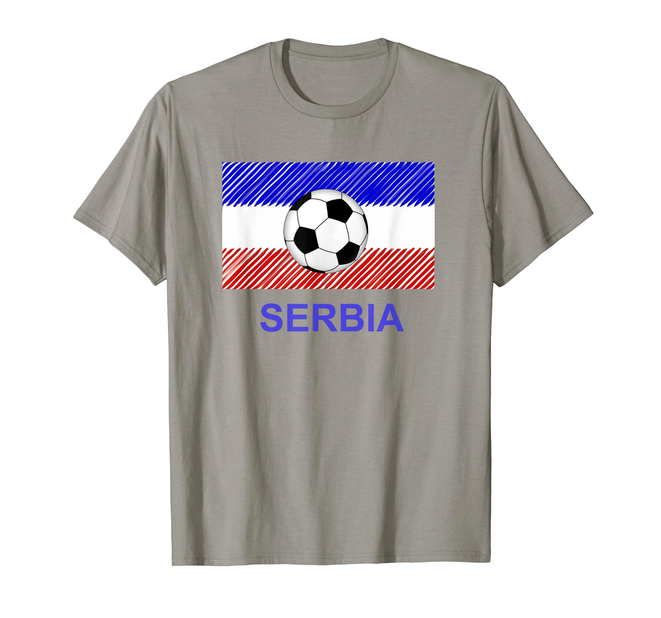 Serbia Futbol Soccer T-Shirt - Minimalist Print for Adults - T-Shirt, Sweatshirt, Hoodie