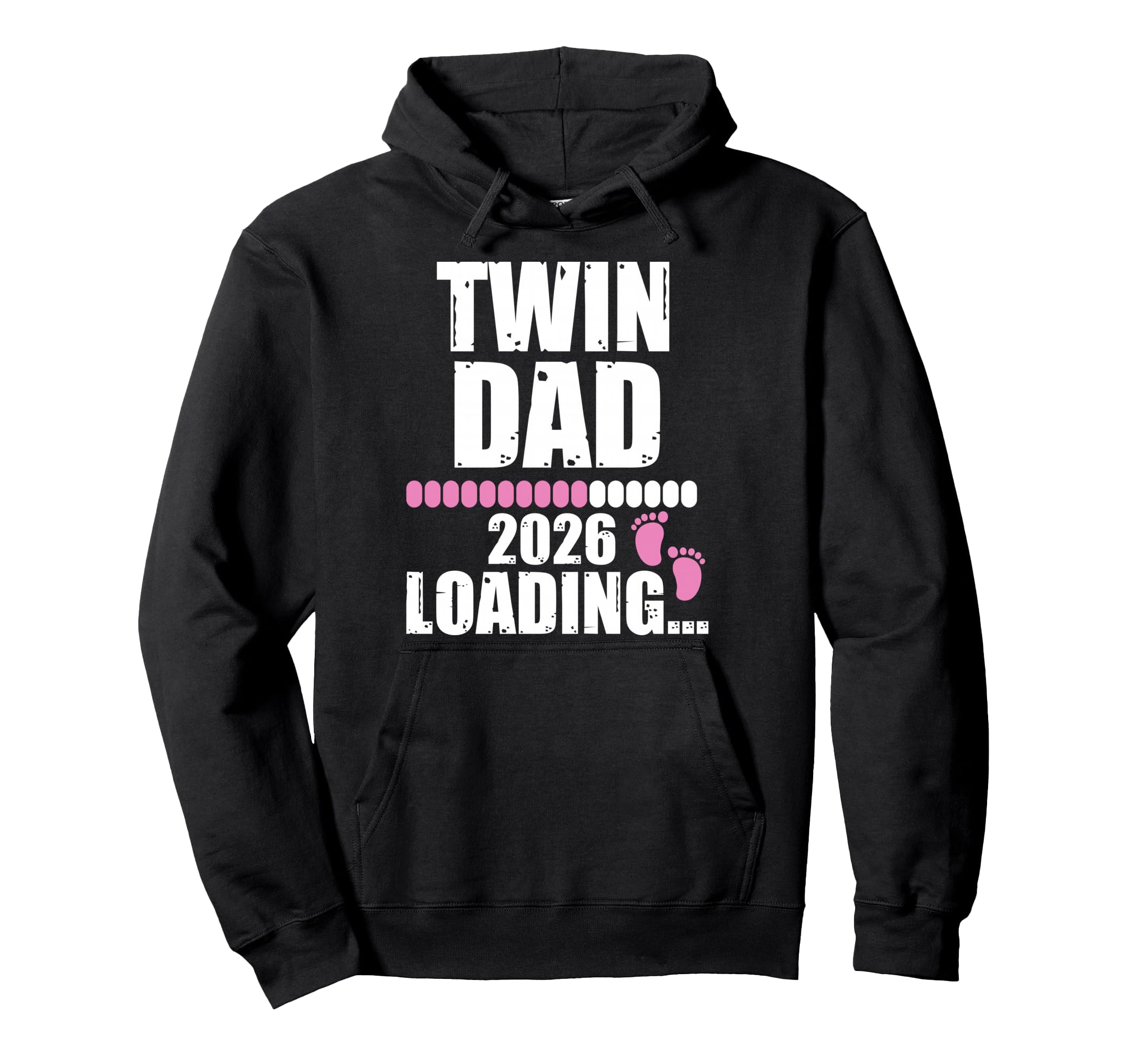 Twin Dad Love Loading 2026 Shower Hoodie - Fun Novelty Design Men Women - T-Shirt, Sweatshirt, Hoodie