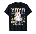 Yaya Birthday Kawaii Unicorn Family T-Shirt - Aesthetic Graphic Men Women - T-Shirt, Sweatshirt, Hoodie