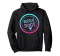 Rescued Dog Paw Animal Shelter Worker Hoodie - Graphic Print Men Women - T-Shirt, Sweatshirt, Hoodie