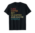 Cavapoo Dog Owner Coffee Lovers Funny T-Shirt - Minimalist Print for Adults - T-Shirt, Sweatshirt, Hoodie