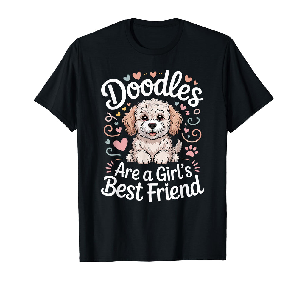 Doodles Are Best Friend Golden T-Shirt - Graphic Print Men Women - T-Shirt, Sweatshirt, Hoodie