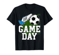 Game Day Soccer Ball Hearts Soccer Mom T-Shirt - Novelty Apparel Unisex - T-Shirt, Sweatshirt, Hoodie