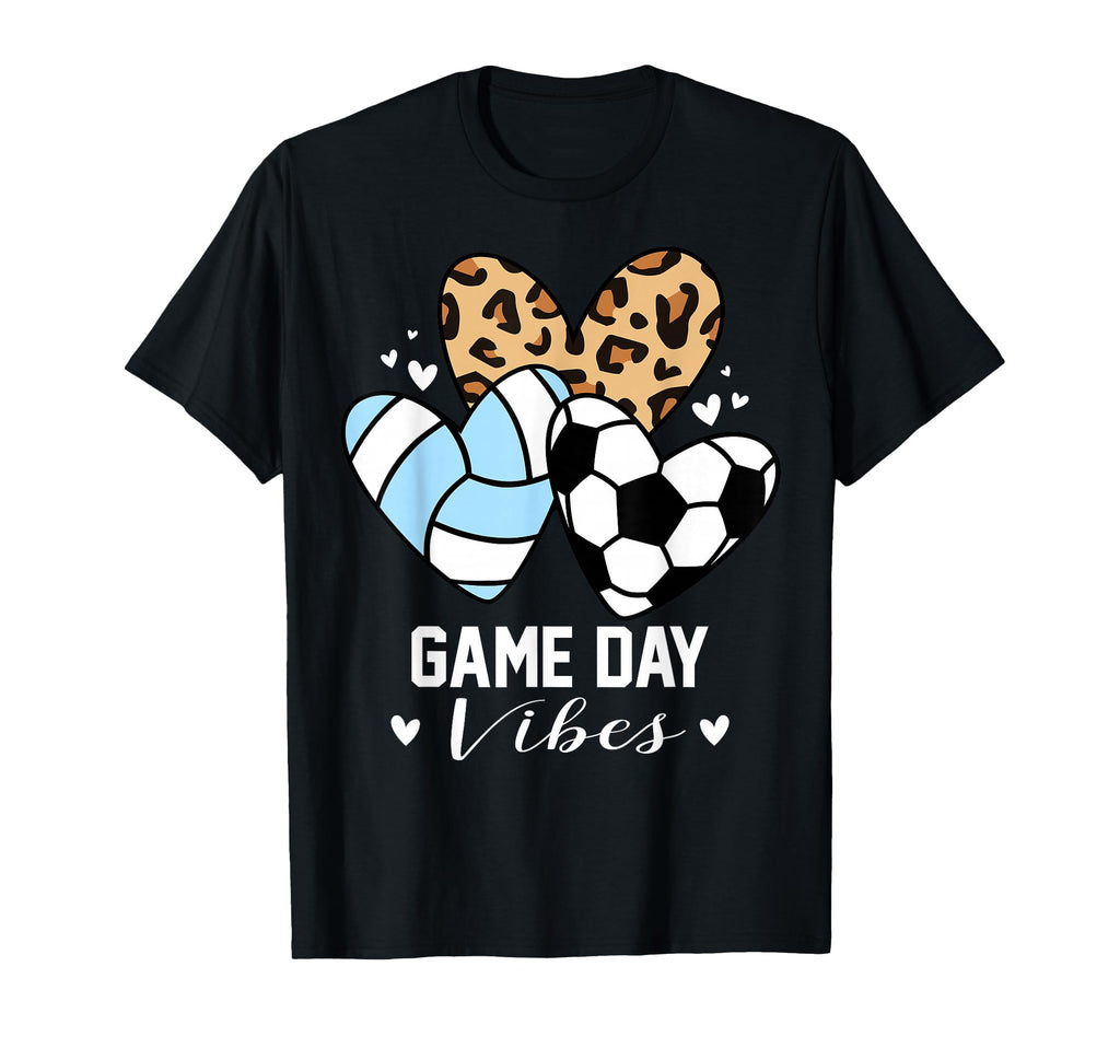 Game Day Vibes Funny Soccer T-Shirt - Aesthetic Graphic Men Women - T-Shirt, Sweatshirt, Hoodie