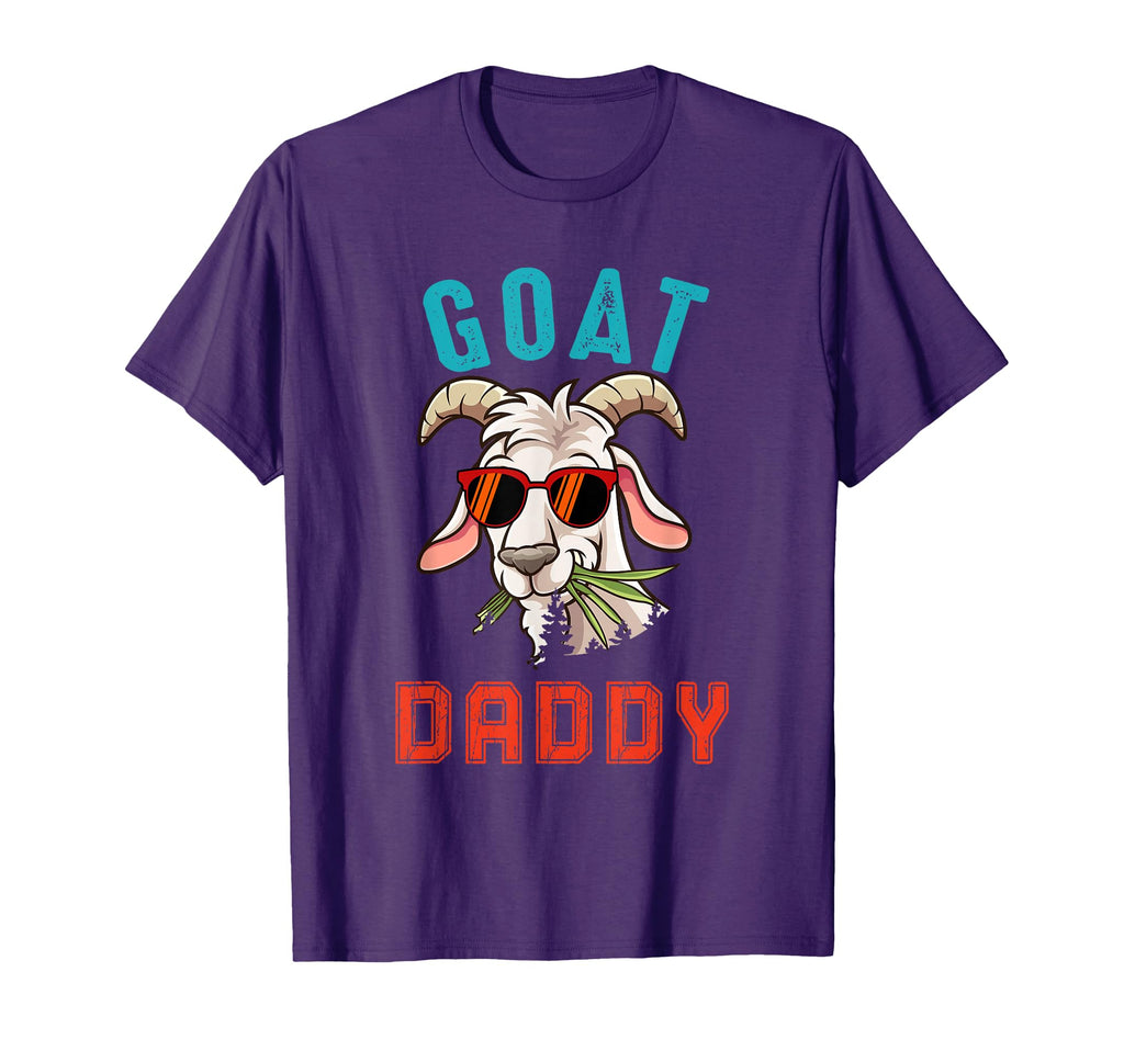 Goat Funny Daddy Goat Sunglasses T-Shirt - Casual Everyday Wear Unisex - T-Shirt, Sweatshirt, Hoodie