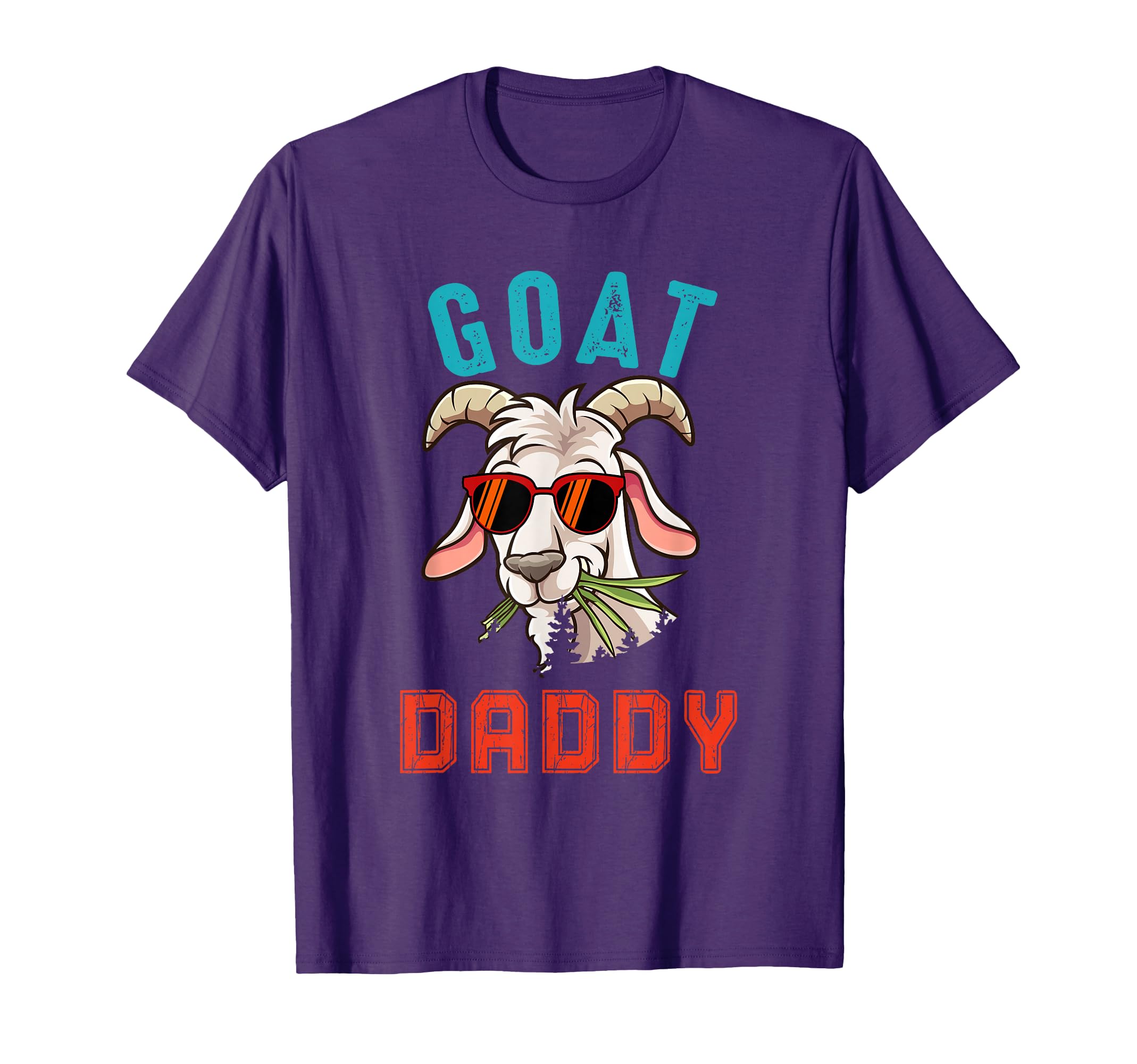 Goat Funny Daddy Goat Sunglasses T-Shirt - Casual Everyday Wear Unisex - T-Shirt, Sweatshirt, Hoodie