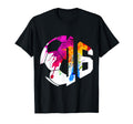 Number 16 Years Soccer 16Th Birthday T-Shirt - Novelty Apparel for Adults - T-Shirt, Sweatshirt, Hoodie