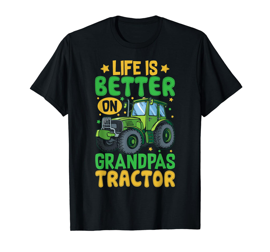 Farm Tractor Funny Life Is Better T-Shirt - Minimalist Print Unisex - T-Shirt, Sweatshirt, Hoodie