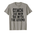 Coach Myth Legend Dad Coaching T-Shirt - Custom Art Print Men Women - T-Shirt, Sweatshirt, Hoodie