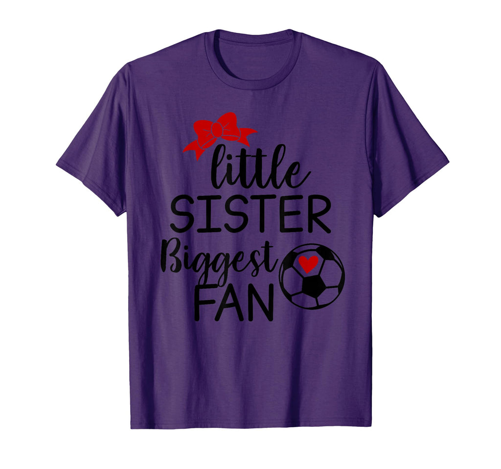 Little Sister Biggest Fan T-Shirt - Casual Everyday Wear for Adults - T-Shirt, Sweatshirt, Hoodie