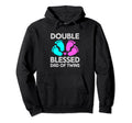 Gender Reveal Parents Double Blessed Hoodie - Streetwear Style Men Women - T-Shirt, Sweatshirt, Hoodie
