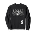 Number 9 Soccer Mom Mothers Day 9 Sweatshirt - Novelty Apparel Unisex - T-Shirt, Sweatshirt, Hoodie