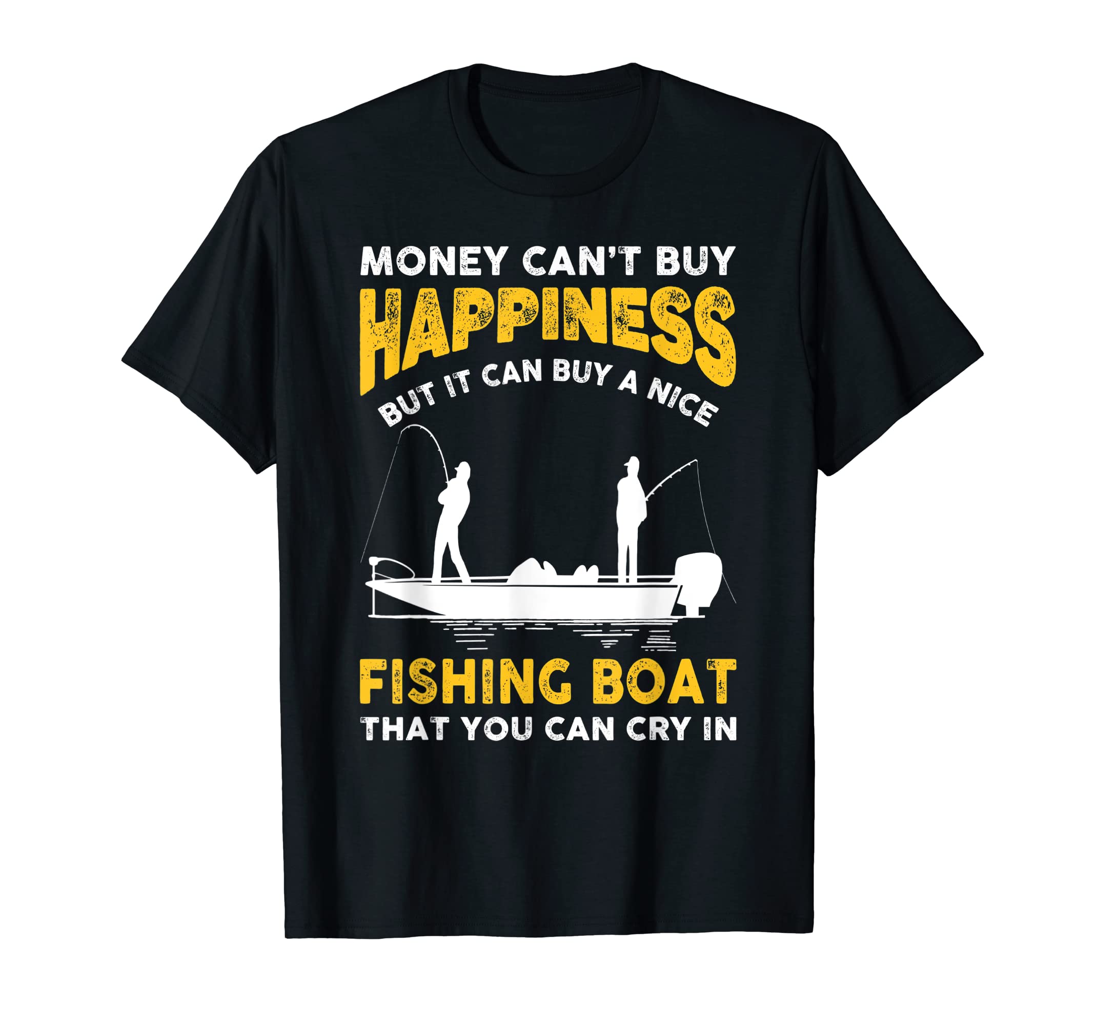 Funny Fishing Boat Joke Bass Fisherman T-Shirt - Graphic Print for Adults - T-Shirt, Sweatshirt, Hoodie