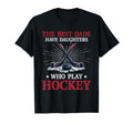 Hockey Dad Gift T-Shirt - Minimalist Print for Adults - T-Shirt, Sweatshirt, Hoodie
