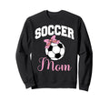 Soccer Mom Bow Soccer Ball Sweatshirt - Novelty Apparel Unisex - T-Shirt, Sweatshirt, Hoodie
