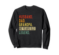 Husband Dad Grandpa 80 Years Old Sweatshirt - Minimalist Print Men Women - T-Shirt, Sweatshirt, Hoodie