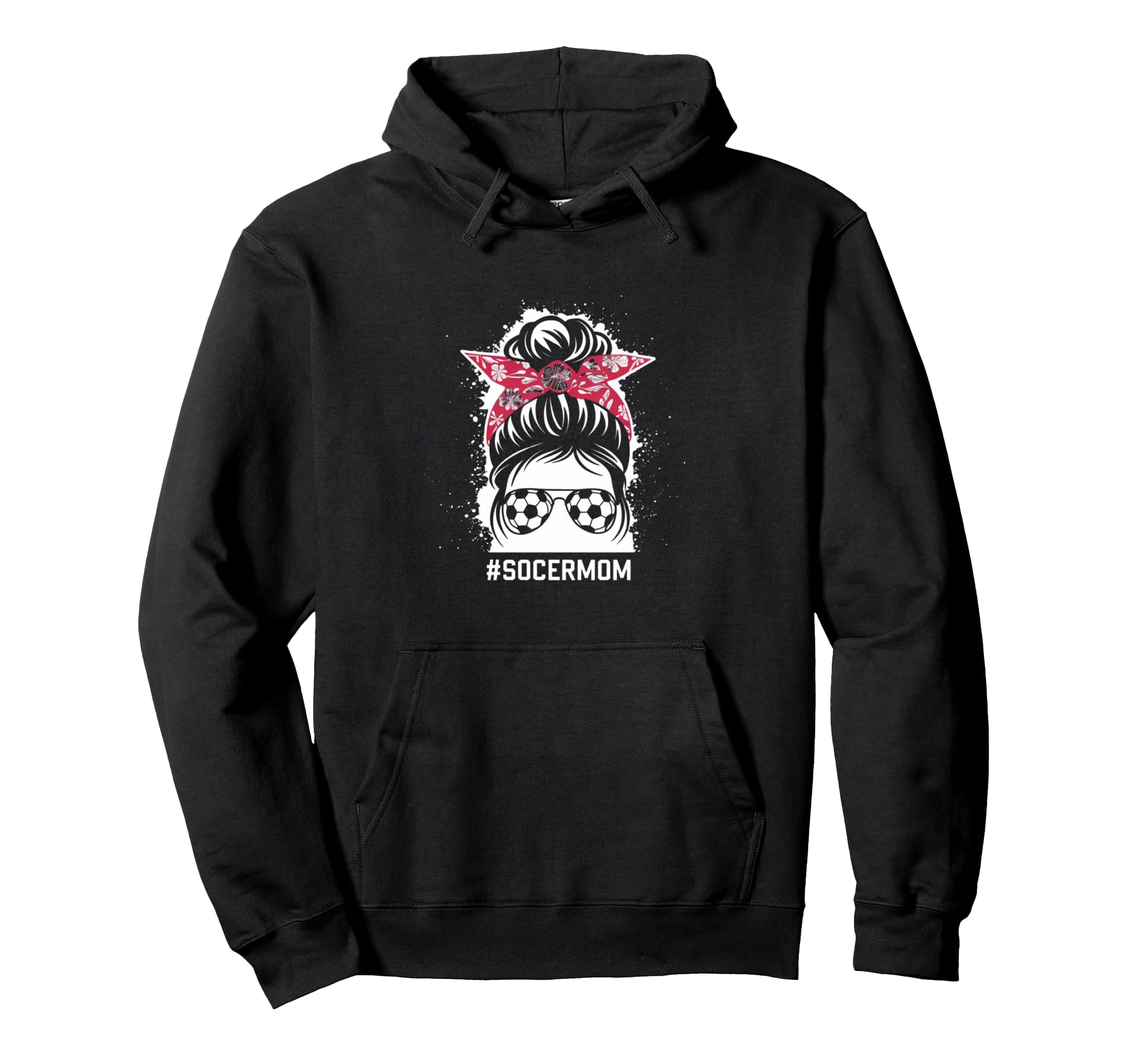 Mom Life Soccer Mom Mothers Day Messy Hoodie - Streetwear Style for Adults - T-Shirt, Sweatshirt, Hoodie