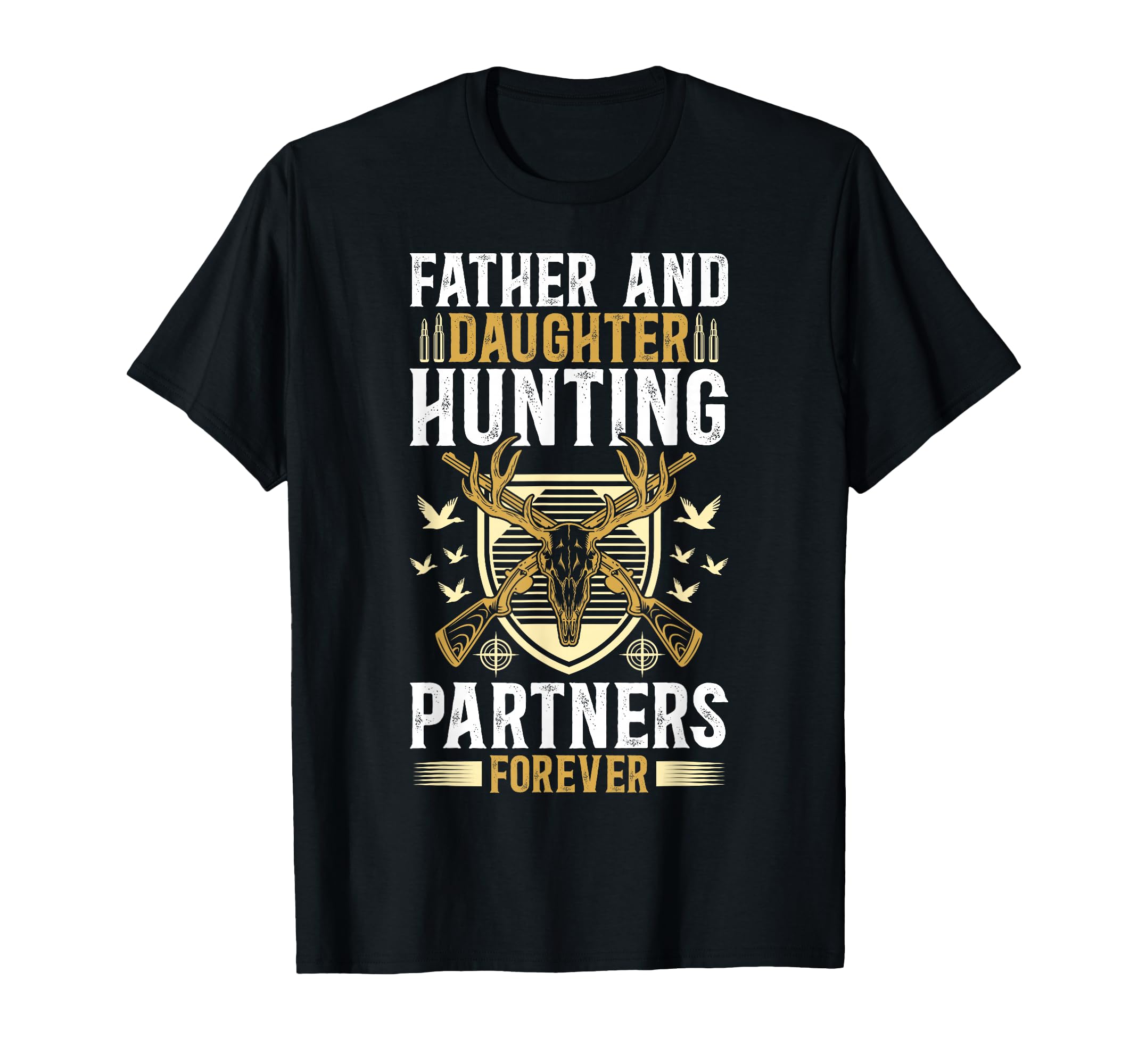 Father And Daughter Hunting Partners T-Shirt - Aesthetic Graphic Men Women - T-Shirt, Sweatshirt, Hoodie
