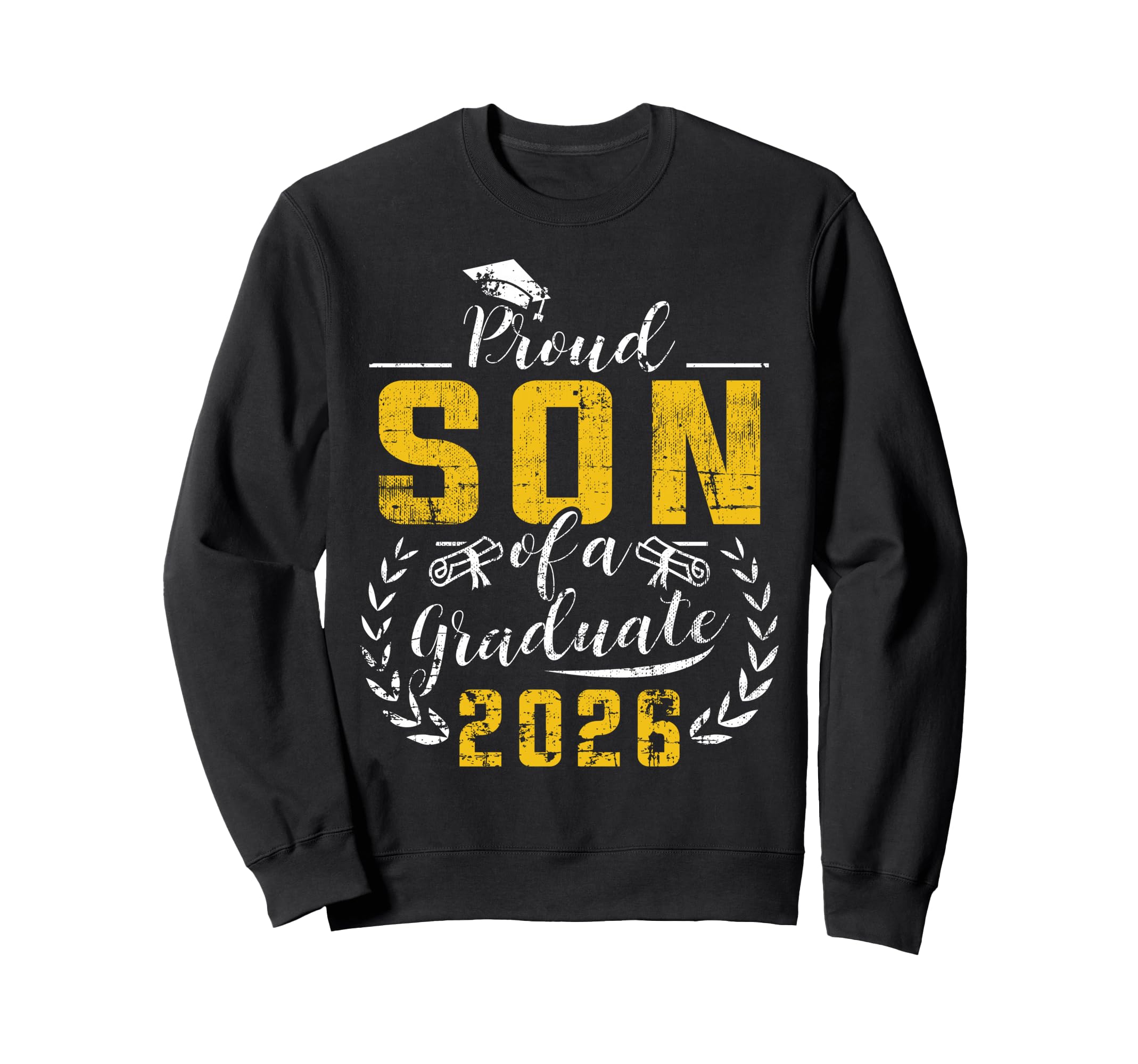 Proud Son Graduate 2026 Senior Son Sweatshirt - Novelty Apparel for Adults - T-Shirt, Sweatshirt, Hoodie