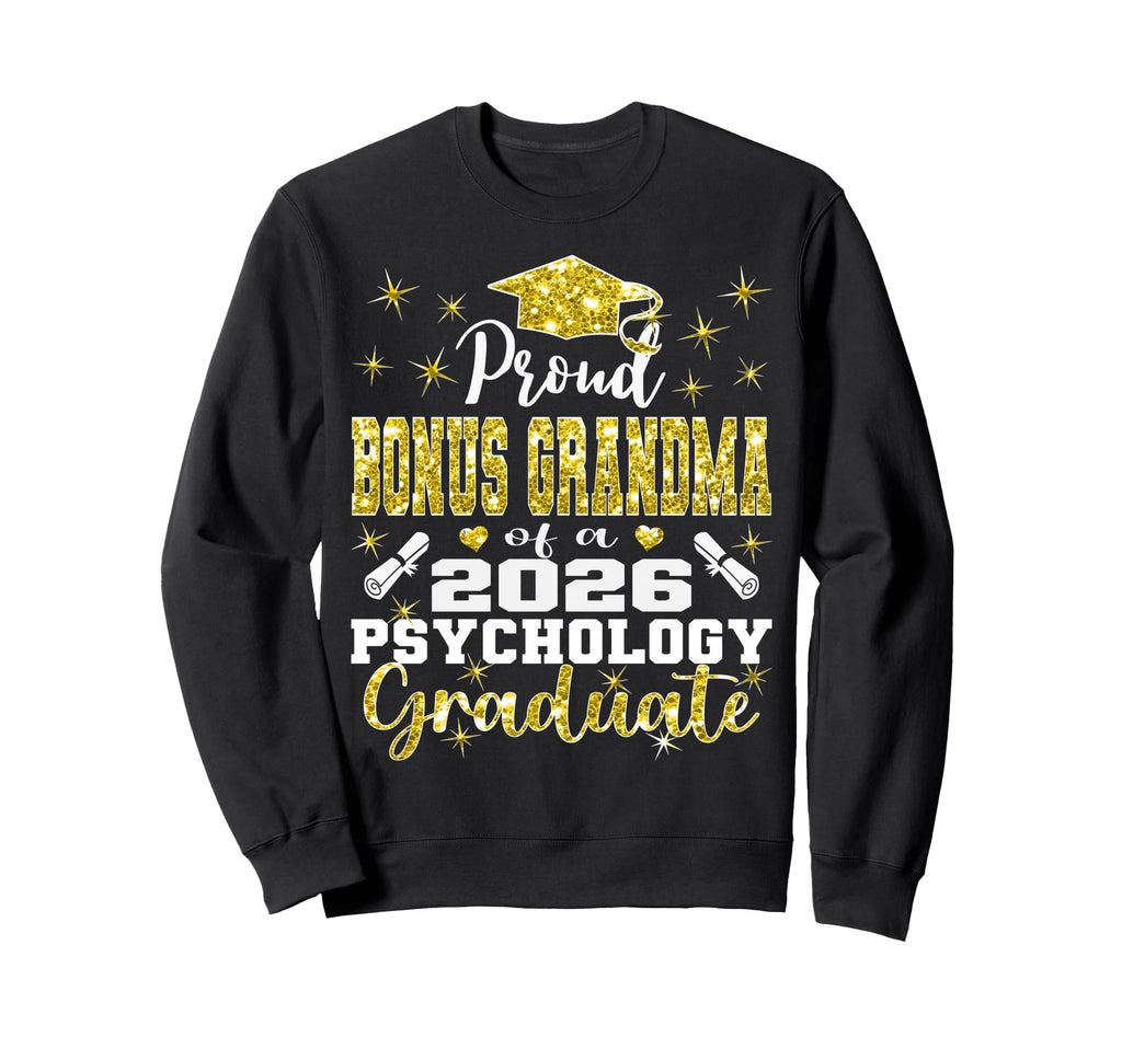 Proud Bonus Grandma 2026 Sweatshirt - Casual Everyday Wear Unisex - T-Shirt, Sweatshirt, Hoodie
