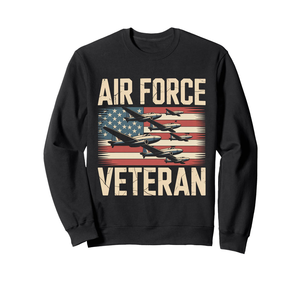 Air Force Veteran Us American Sweatshirt - Custom Art Print for Adults - T-Shirt, Sweatshirt, Hoodie