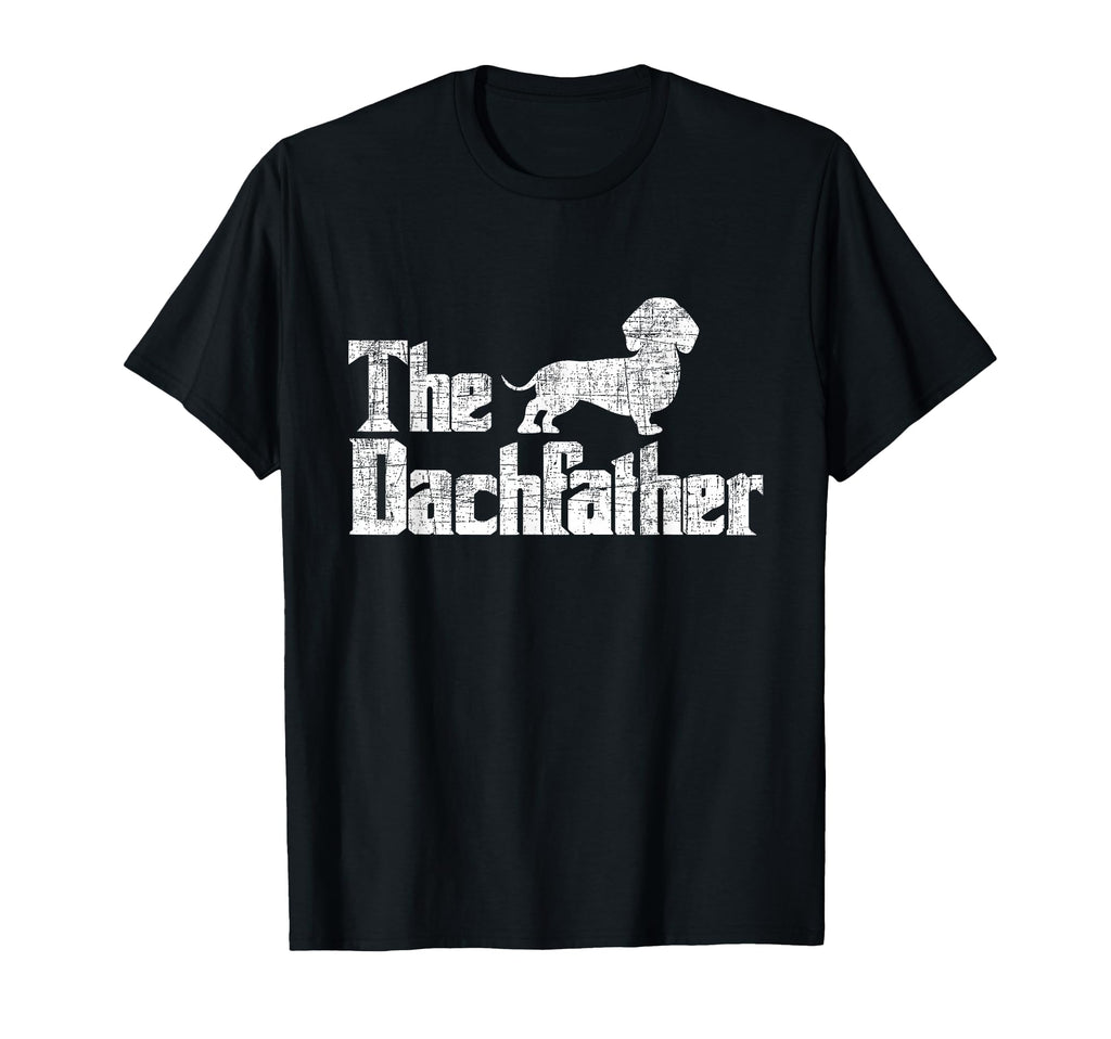 Dachfather Dachshund Fathers Day Pet T-Shirt - Aesthetic Graphic Men Women - T-Shirt, Sweatshirt, Hoodie