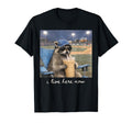 I Live Here Now Funny Baseball Racoon T-Shirt - Trendy Graphic Men Women - T-Shirt, Sweatshirt, Hoodie