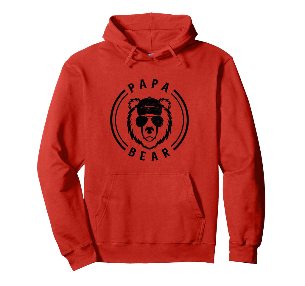 Papa Bear Sunglasses Hoodie - Aesthetic Graphic for Adults - T-Shirt, Sweatshirt, Hoodie