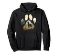 Gordon Setter Mountain Paw Dog Mom Dad Hoodie - Custom Art Print Unisex - T-Shirt, Sweatshirt, Hoodie