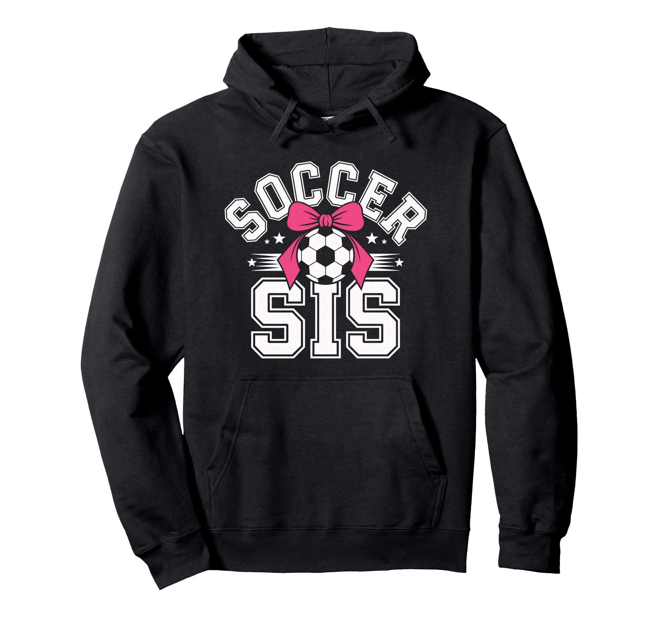 Soccer Sister Funny Coquette Bow Hoodie - Streetwear Style for Adults - T-Shirt, Sweatshirt, Hoodie