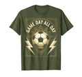 Game Day All Day Soccer T-Shirt - Custom Art Print Unisex - T-Shirt, Sweatshirt, Hoodie