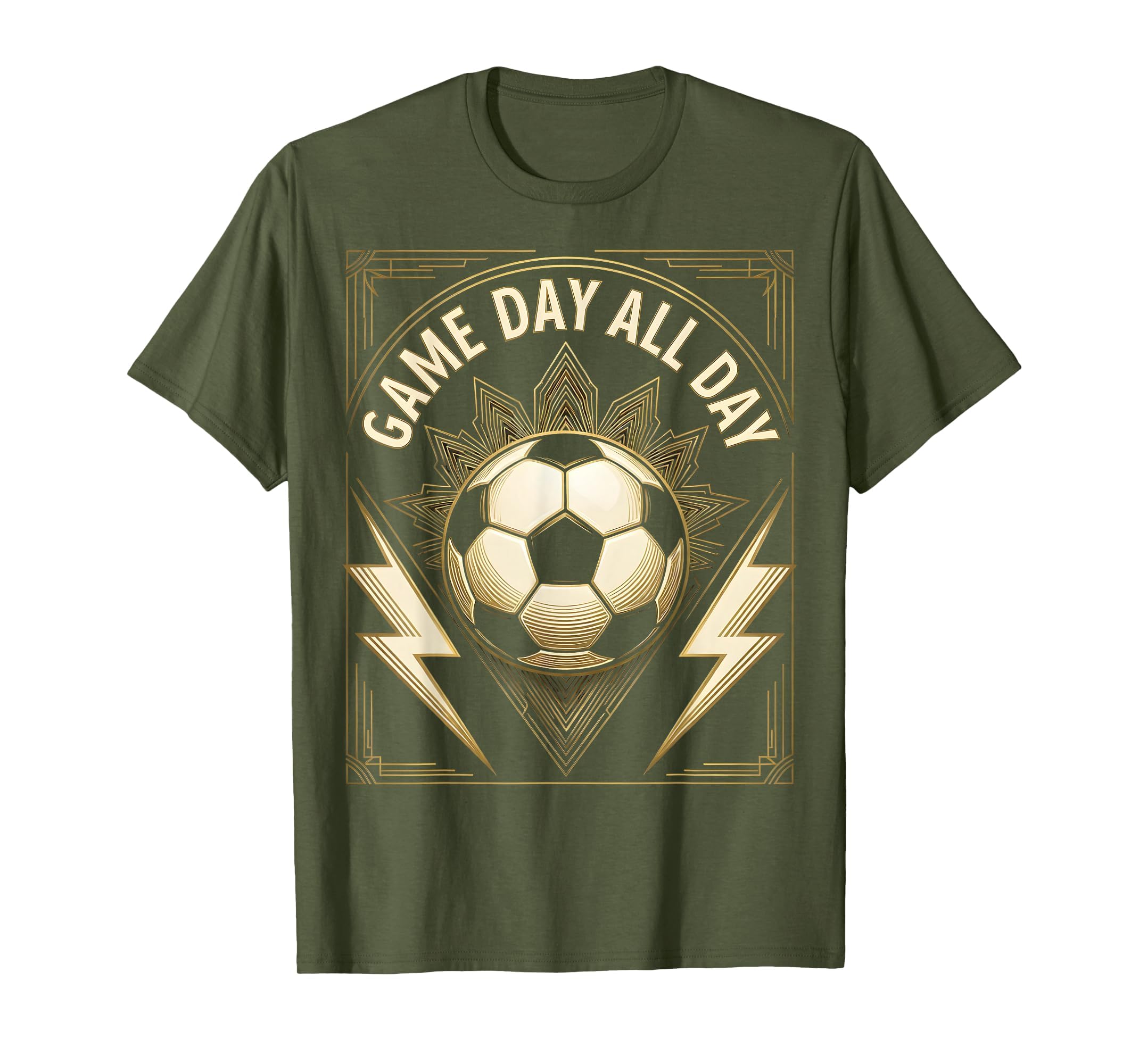 Game Day All Day Soccer T-Shirt - Custom Art Print Unisex - T-Shirt, Sweatshirt, Hoodie