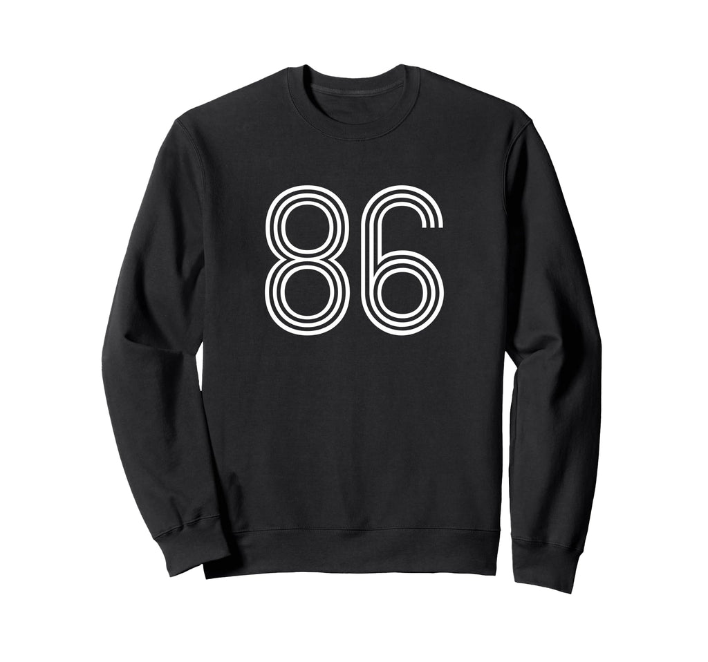 Number 86 1986 Sports Football Sweatshirt - Custom Art Print for Adults - T-Shirt, Sweatshirt, Hoodie