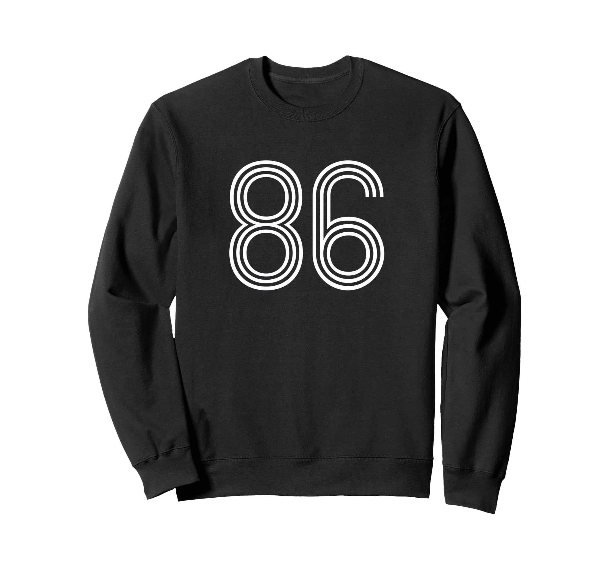 Number 86 1986 Sports Football Sweatshirt - Custom Art Print for Adults - T-Shirt, Sweatshirt, Hoodie