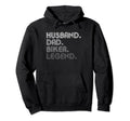 Husband Dad Biker Funny Motorcycle Dirt Hoodie - Trendy Graphic for Adults - T-Shirt, Sweatshirt, Hoodie