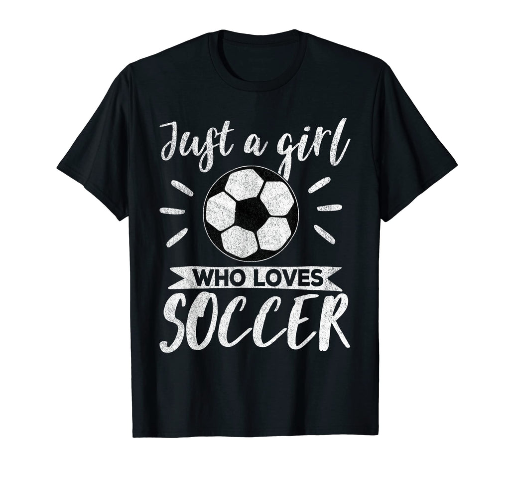 Just Who Loves Soccer Soccer Player T-Shirt - Minimalist Print Men Women - T-Shirt, Sweatshirt, Hoodie