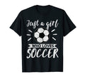 Just Who Loves Soccer Soccer Player T-Shirt - Minimalist Print Men Women - T-Shirt, Sweatshirt, Hoodie