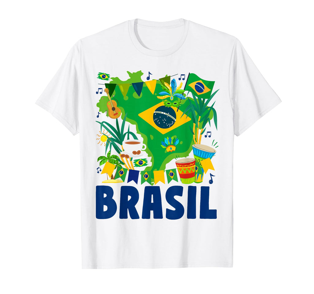 Brasil Flag Outfit Brazil Brazilian T-Shirt - Streetwear Style Men Women - T-Shirt, Sweatshirt, Hoodie
