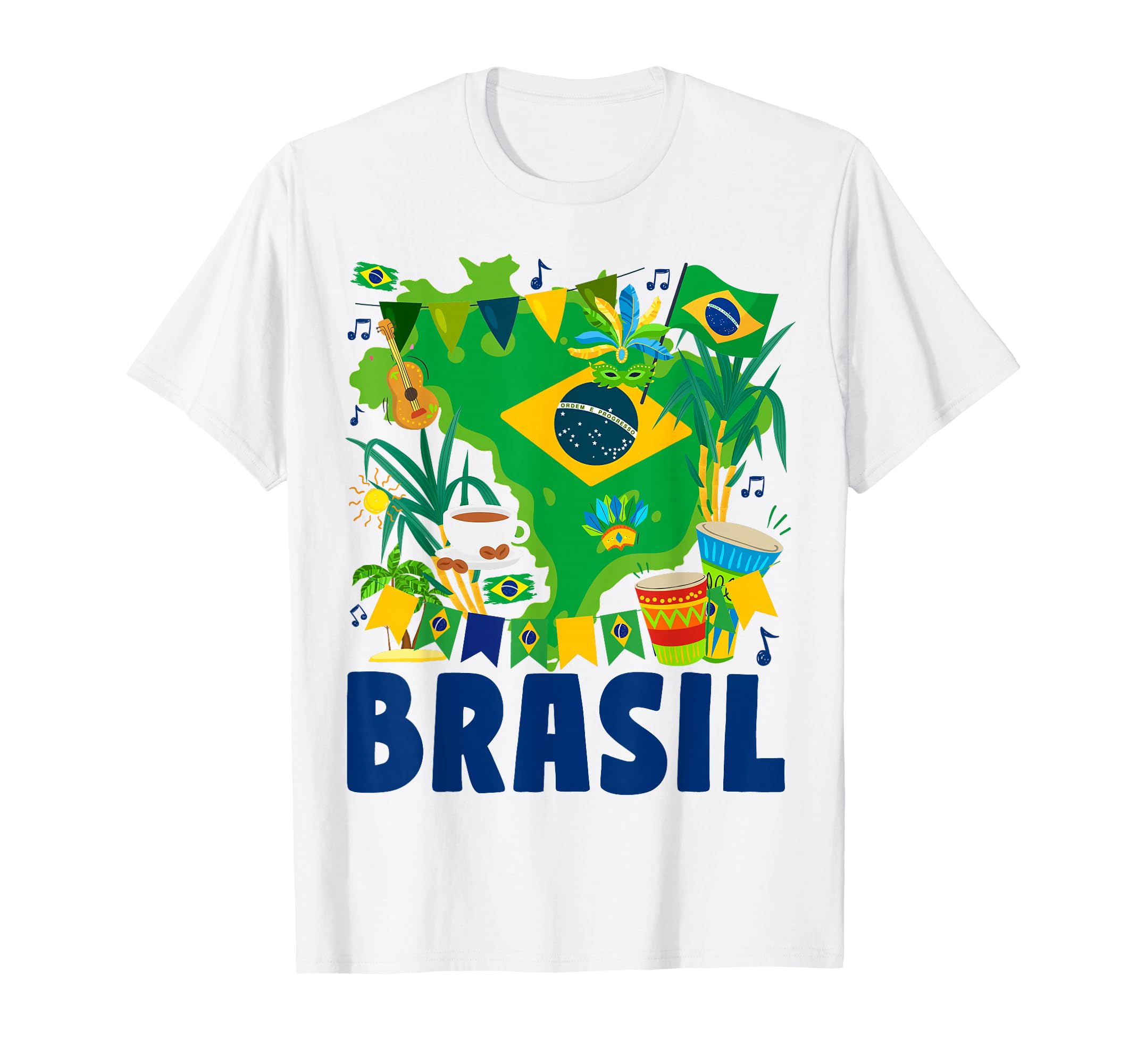Brasil Flag Outfit Brazil Brazilian T-Shirt - Streetwear Style Men Women - T-Shirt, Sweatshirt, Hoodie