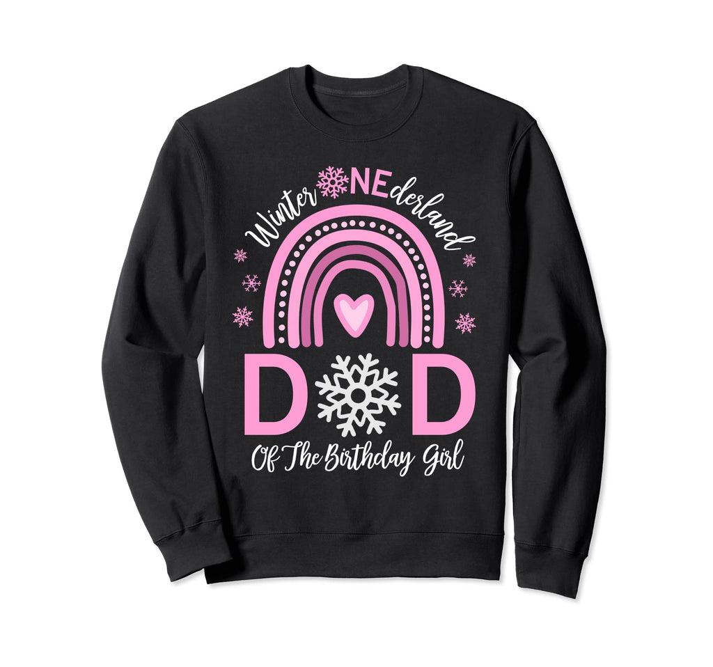 Dad Birthday Winter Onederland Family Sweatshirt - Graphic Print for Adults - T-Shirt, Sweatshirt, Hoodie