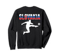 Slovakia Soccer Fans Jersey Sweatshirt - Fun Novelty Design for Adults - T-Shirt, Sweatshirt, Hoodie